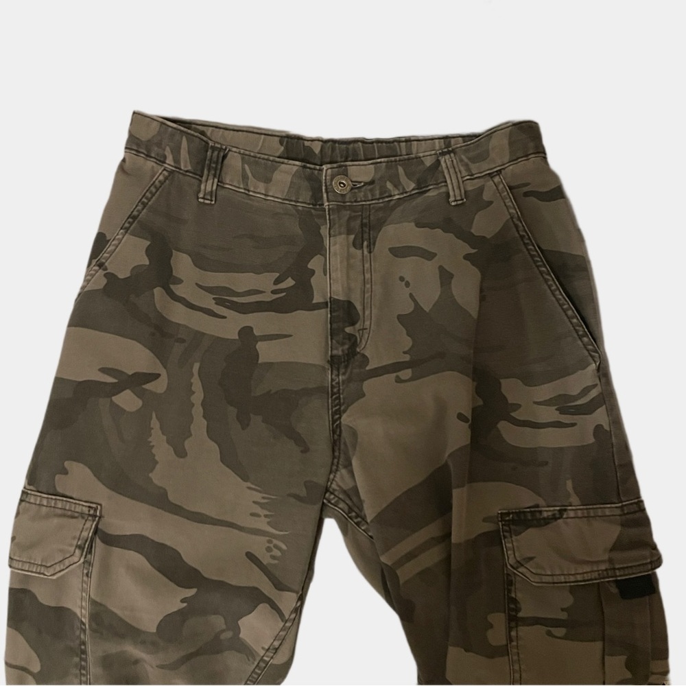 Unisex Vintage Camouflage Cargo Pants